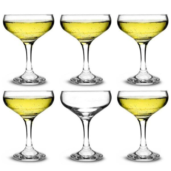 City Champagne Coupe Glas 200ml Pack af 6