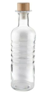 Glas karaffel RING- 28cm 0,8l