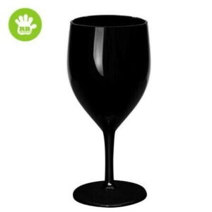 Vin glas sort 25 cl