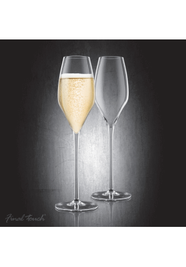 Final touch durashield champagne glas 2 stk.