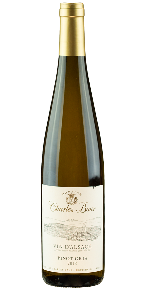 Domaine Charles Baur, Pinot Gris 2018 - Fra Frankrig