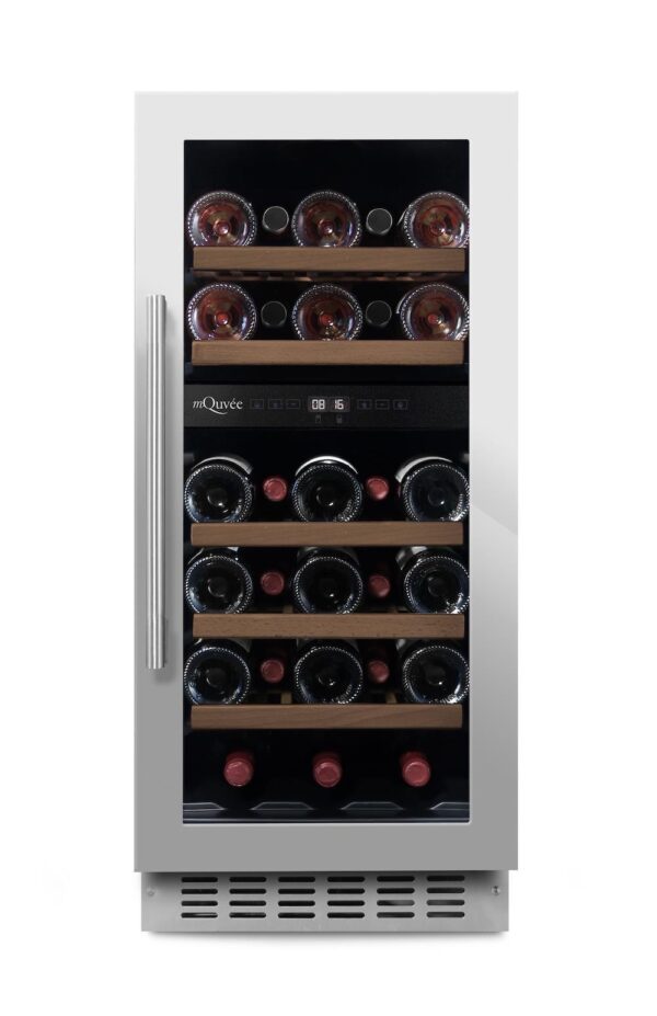 mQuvée WineCave 40D 700 Stainless, vinkøleskab til indbygning