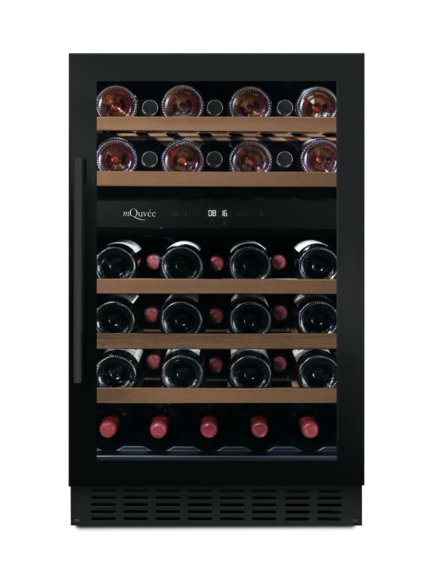 mQuvée WineCave 50D Antracit Black, Vinkøleskab til indbygning