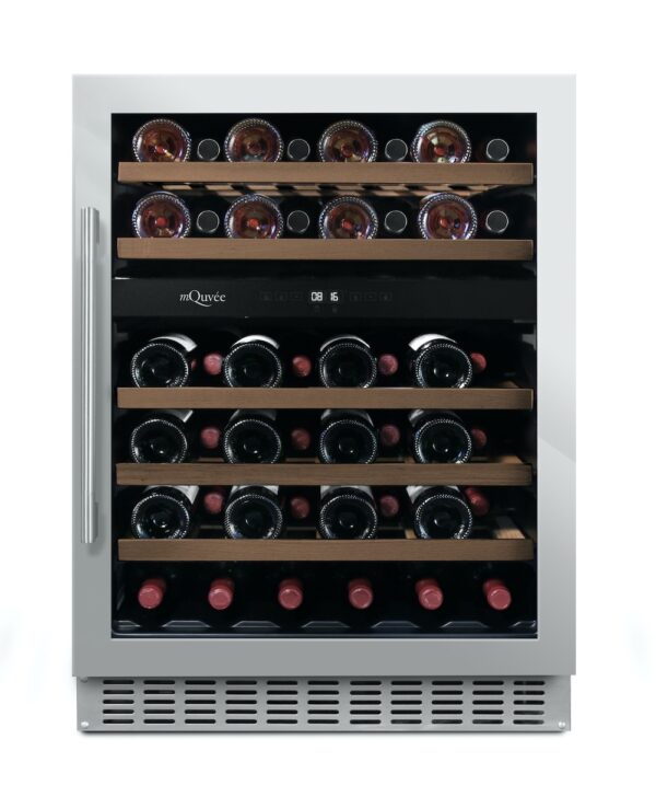 mQuvée WineCave 60D Stainless 720, vinkøleskab til indbygning