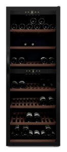 mQuvée WineExpert 126 Fullglass Black, fritstående vinkøleskab