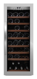 mQuvée WineExpert 43 Stainless, fritstående vinkøleskab