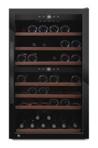 mQuvée WineExpert 66 Fullglass Black, fritstående vinkøleskab