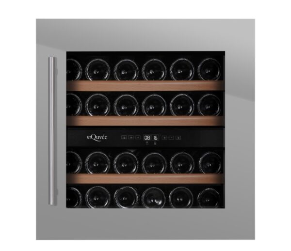 mQuvée WineKeeper 25D Stainless, Integrérbart vinkøleskab