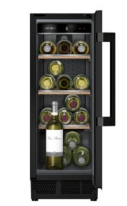 Siemens KU20WVHF0 sort vinkøleskab - 21 flasker - 82 cm