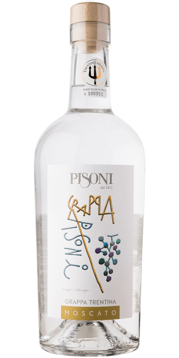 Pisoni, Grappa Moscato - Fra Italien