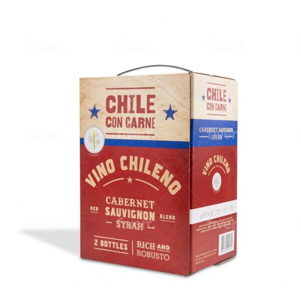 Chile Con Carne Cabernet Sauvignon & Syrah Bag-in-Box - Rødvin