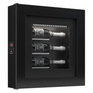 Expo Quadro Vino 30 Black, Væghængt vinkøleskab