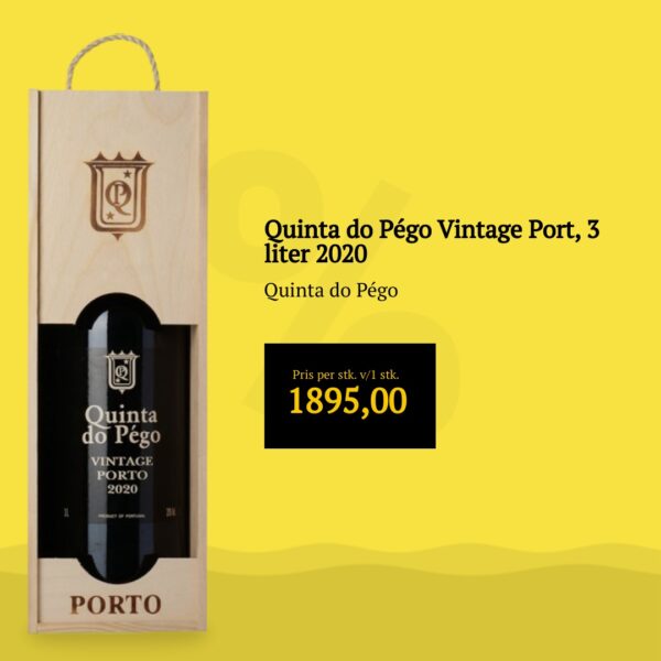 Quinta do Pégo Vintage Port, 3 liter 2020