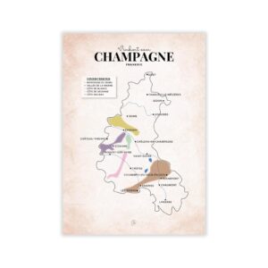 Champagne - Plakater, print og visuelle kunstværker