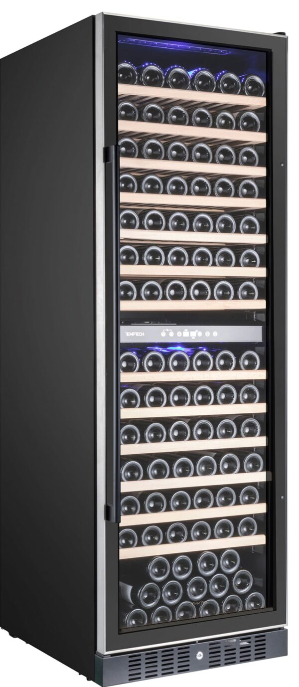 Temptech Premium vinkøleskab WP180DCB (sort)
