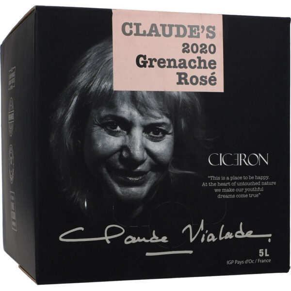 Claude?s 2020 Grenache Rosé 12.5% 5 ltr