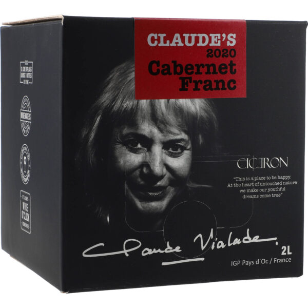 Claude's Cabernet Franc Organic 14,5% 2 ltr. (BIO)