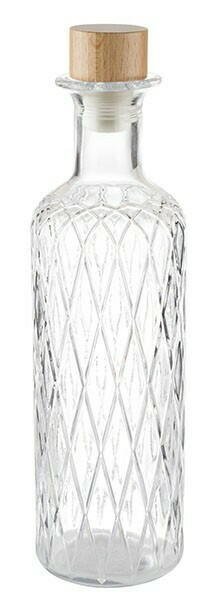 Glas Karaffel-diamant- 28cm 0,8l